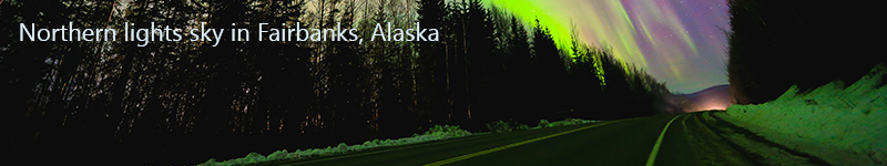 102521 Best Places to Live – Inland Alaska Aurora Northern Lights Night Sky Winter Fairbanks Alaska