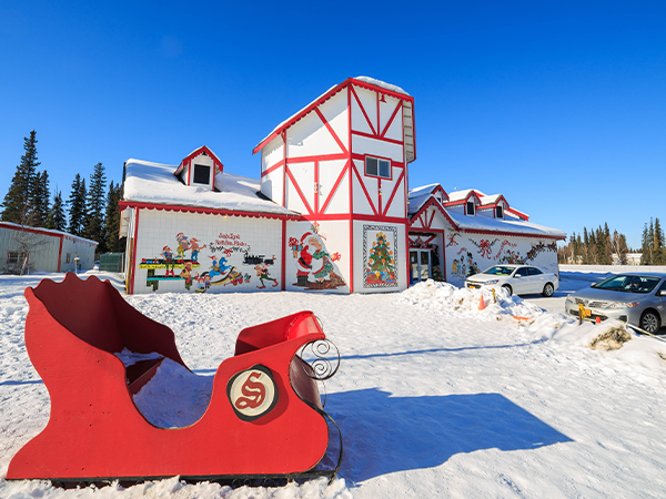 The Santa Claus house in North Pole, AK