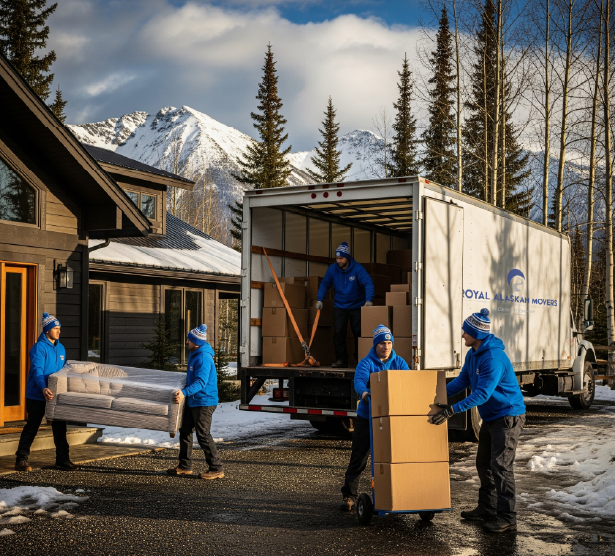 AK-08-08 Loading furniture in a moving truck