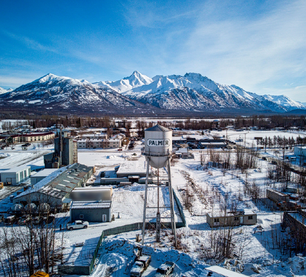 Palmer-08 City view of Palmer, Alaska